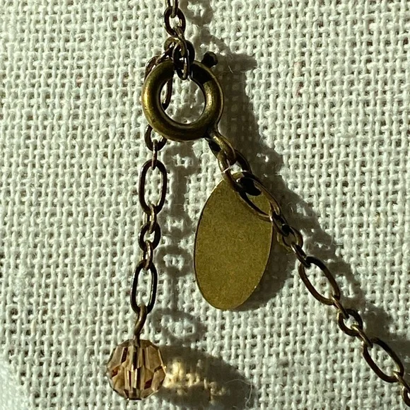 Liz Palacios Signed Pear-Shaped CrystalFlower Choker Necklace - Picture 12 of 14